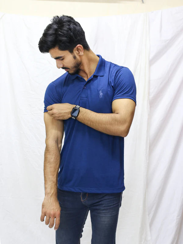 Classic Blue Polo,s Premium Cotton Polo Shirt for Men in Pakistan.